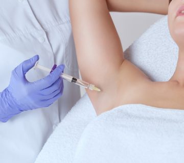 تزریق بوتاکس زیر بغل